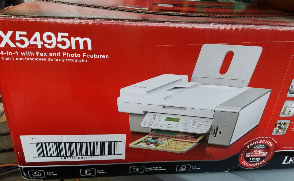 Lexmark 4 in 1 printer and scanner