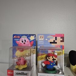 Mario And Kirby Amibos