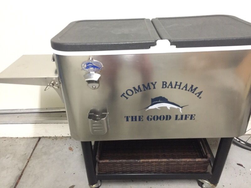 Tommy Bahama stainless steel part cooler vintage