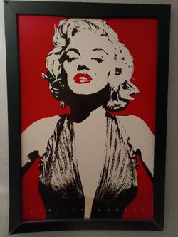 Marilyn Monroe Framed Pop Art Poster