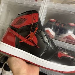 Jordan 1 BRED Pattent sz 11