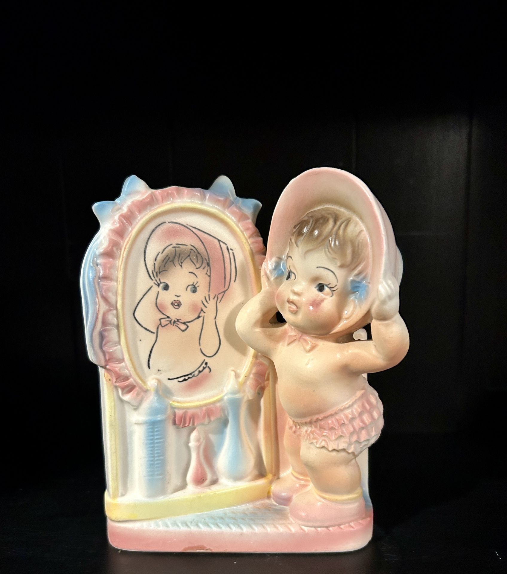 Vintage Ruben’s Ceramic Baby Girl Planter