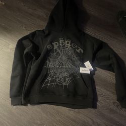 Black on Black Spider Hoodie