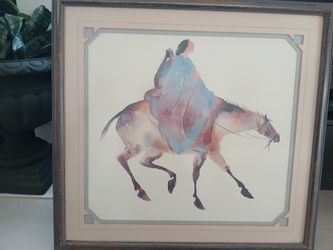 Framed Carol Grigg "Mother Moon" Print or Lithograph