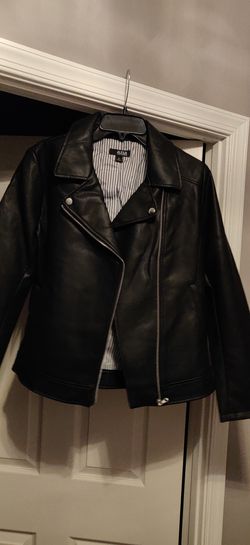 Women's jacket faux leather -M, new!