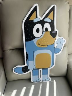 Bluey Cutout- Bandit