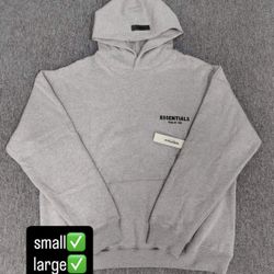 all colors sizes available on essential fear of god sweatshirts