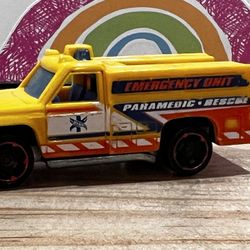 HOTWHEELS RAPID RESPONDER (2014) YELLOW DIECAST