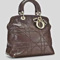 Christian Dior Granville Lambskin Tote Bag 
