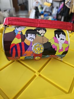 The Beatles Yellow Submarine Cylinder Tin Tote