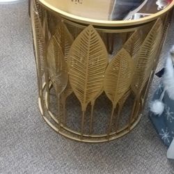 New Mirror Top Gold Leaf Nesting Tables High Quality Masterpiece Very Detailed 