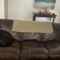 Leather couch