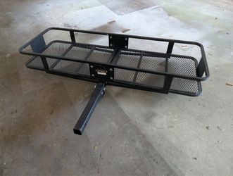 Cargo rack tow hitch