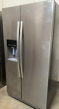 Whirlpool Side-by-Side Stainless Steel Refrigerator
