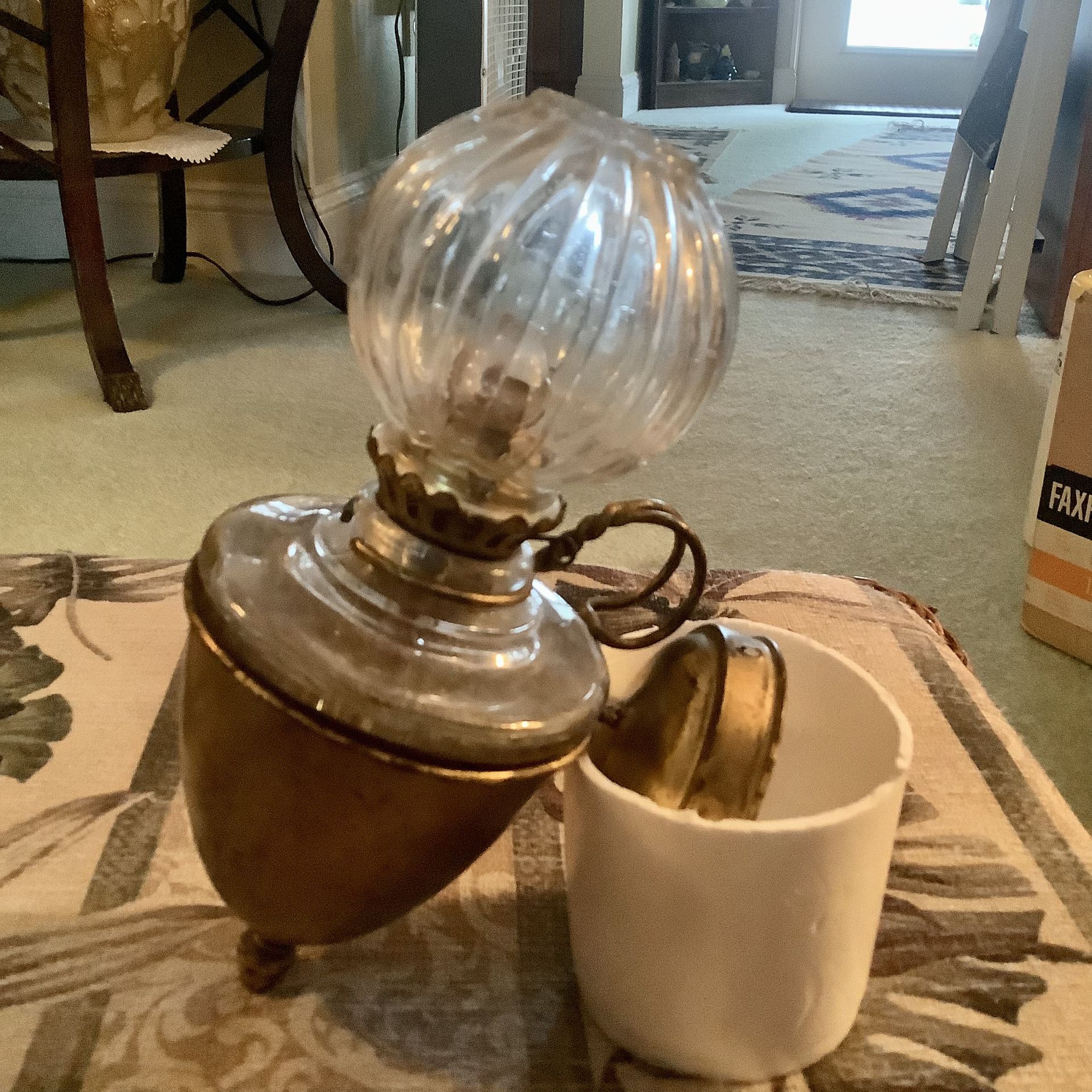Antique Glow Night Oil Lamp  No. 0626