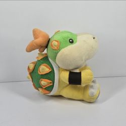 Baby Bowser Jr. Koopa Super Mario bros Sanei Plush doll Nintendo Dragon 7"