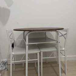 table and chairs