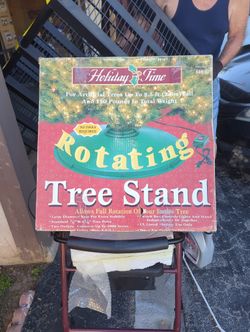 Holiday Time Rotating Tree Stand