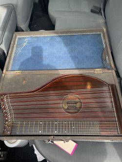 RARE Antique 1883 Franz Schwarzer 32-string Concert Zither 