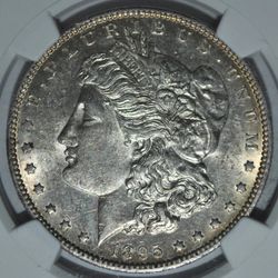 1895 O Morgan Silver Dollar