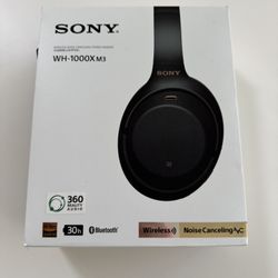 Sony 1000xM3 Noise Cancellation Headphones 