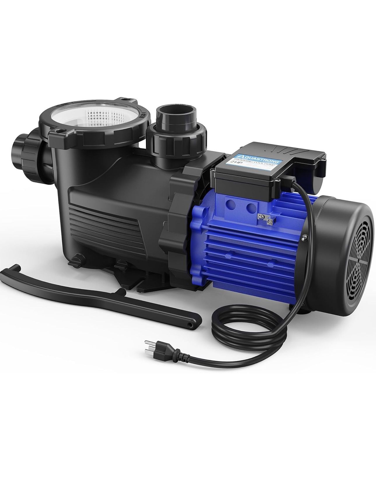 AQUASTRONG In/Above Ground Pool Pump, High Flow (Single Speed, 1.5HP, 8100 GPH, 115V)