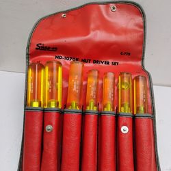 Snap on nut driver set