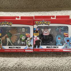 Pokémon Multi Pack Battle Figured Brand New Lot Of 2