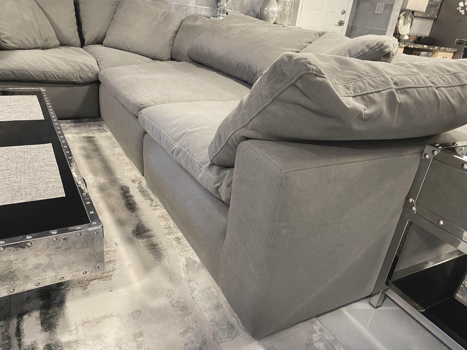 Modular 4 section modern sofa