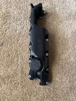 Black Plastic Engine Valve Cover