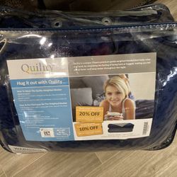 Quility Weighted Blanket for Adults - 25 LB Queen Size 