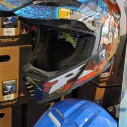 Kids Motocross Off-road Helmet LS2 Ninja Design Size Small Special Deal $120 DOT Approved Brand New