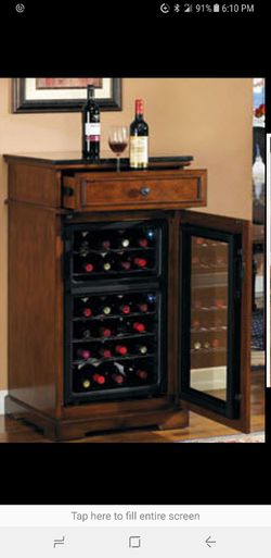 Tresanti Madison Wine Cabinet In Rose