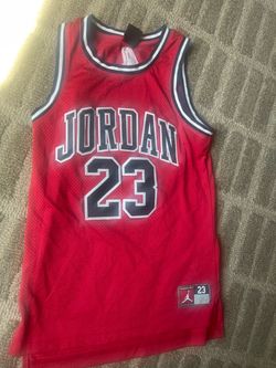 Jordan 23 Red Mesh Basketball Jersey