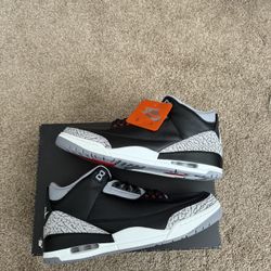 Jordan 3 Black Cement (2024
