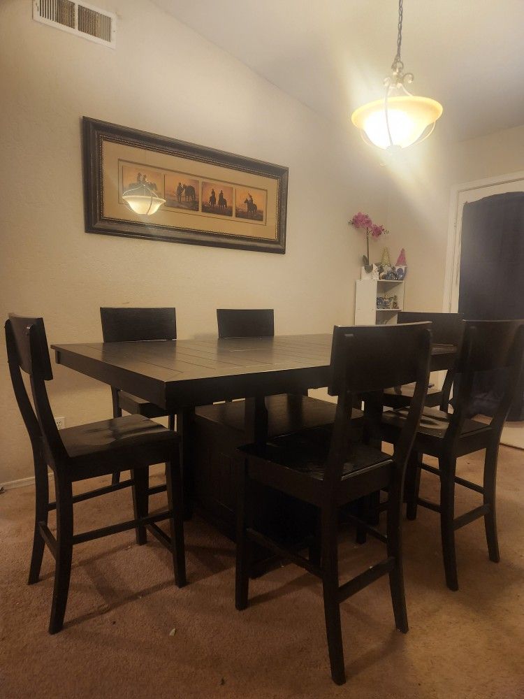 Black Tall Table 