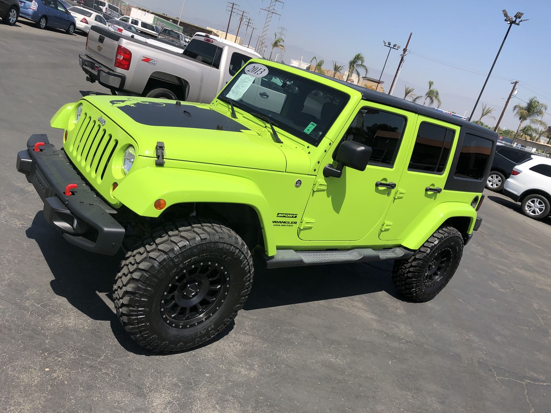 2013 Jeep Wrangler gecko green Procomp lift new rims and tires for Sale in Riverside, CA - OfferUp 2013 Jeep Wrangler gecko green Procomp lift new rims and tires for Sale in Riverside, CA - OfferUp
