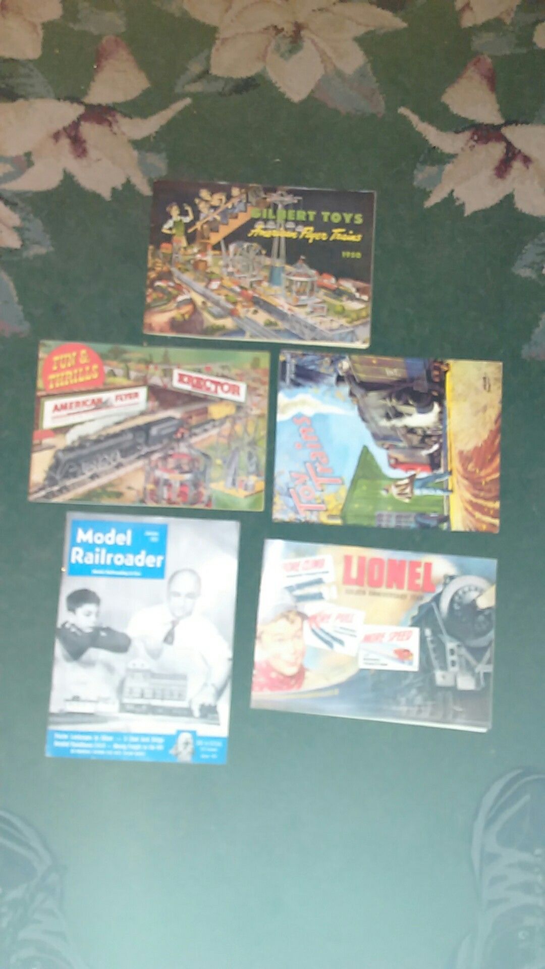 Train catalogue magazines