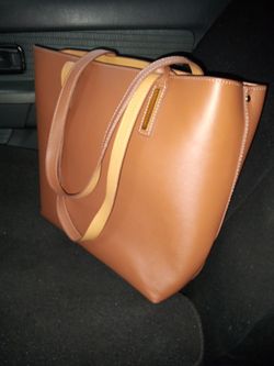 PURSE/SHOULDER BAG JOY & IMAN LIGHT BROWN