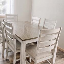 7pcs Dining Set! New In Box! $699 Payment Plans Are Available! 