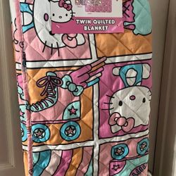 Hello Kitty Quilted Blanket