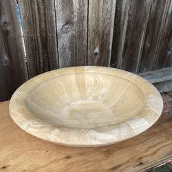 Crate & Barrel Wooden Bowl