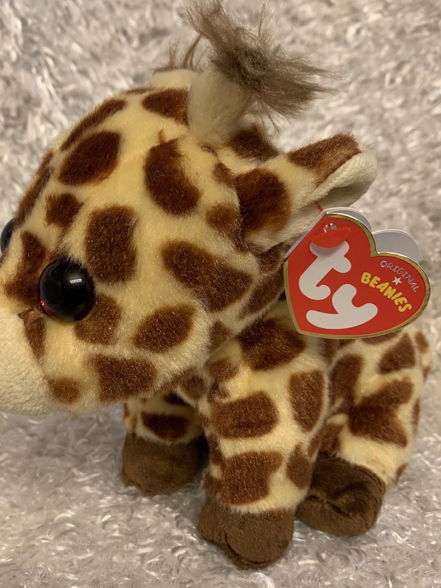 Ty Beanie Baby PEACHES Giraffe