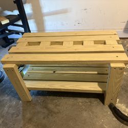 Wood Coffee Table Hand Crafted