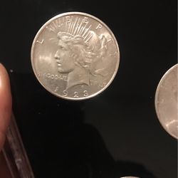 1923 D Mint Liberty Peace Dollars