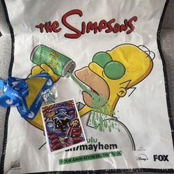 Comic Con 2024 Bag, Pin and Lanyard