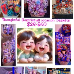 Gift BASKETS AVAILABLE/ ALL OCCASION V