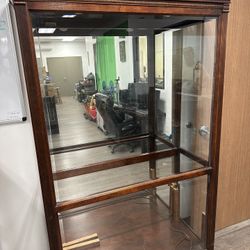 6’6” Glass Display Case. 