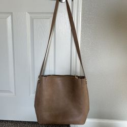 Large Faux Leather Handbag 