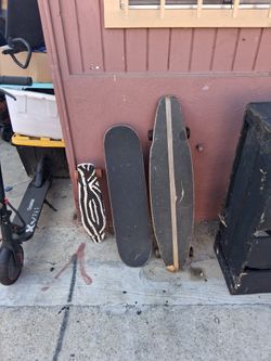 Three skateboards for sale